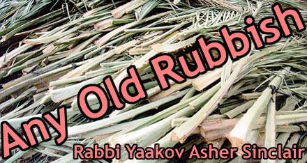 Any Old Rubbish - Rabbi Yaakov Asher Sinclair